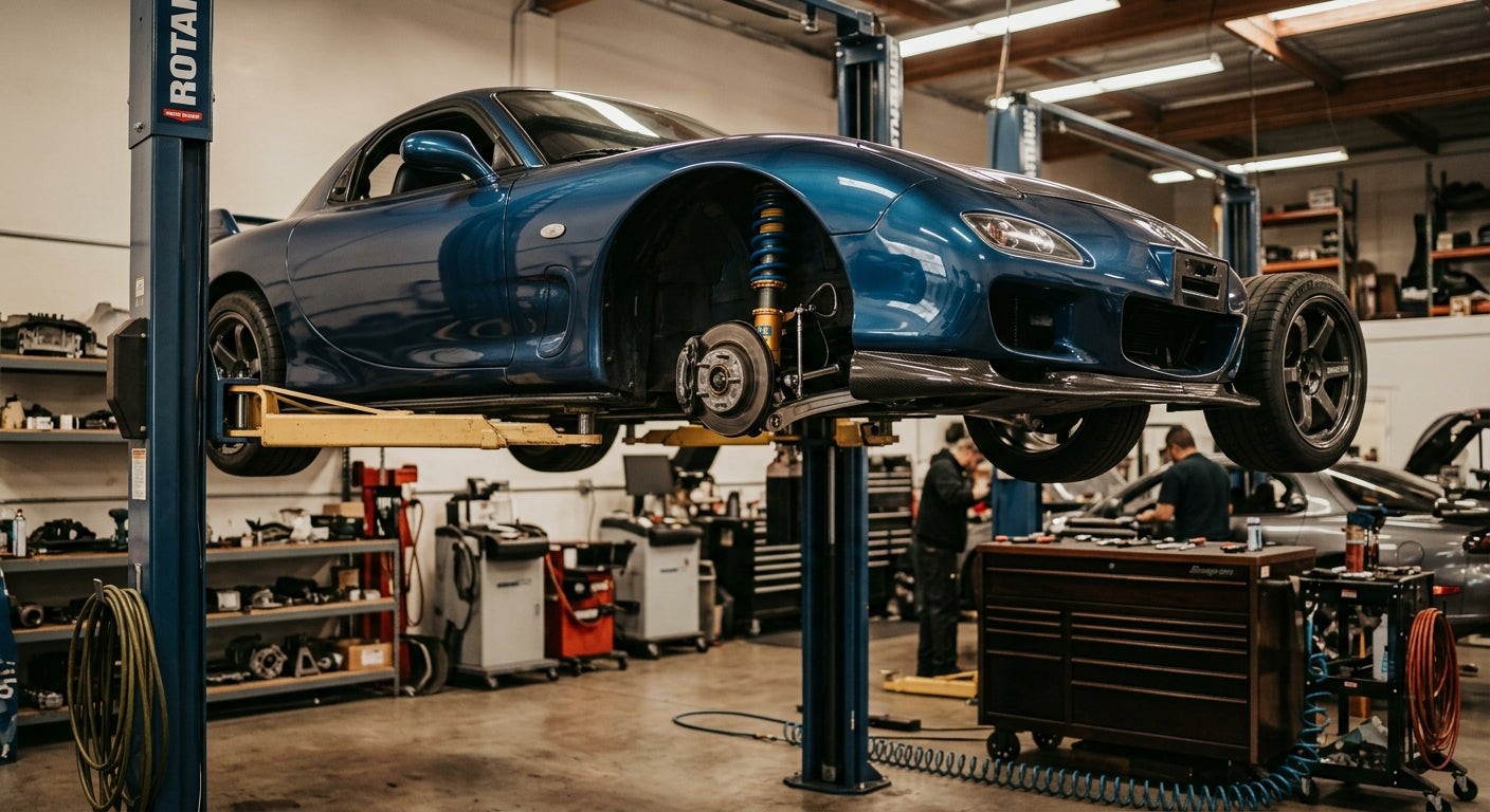 Mazda RX-7 FD3S Suspension Setup for Drifting: What You Need to Know - mazda rx-7 fd3s suspension setup drifting | Trimotive Performance