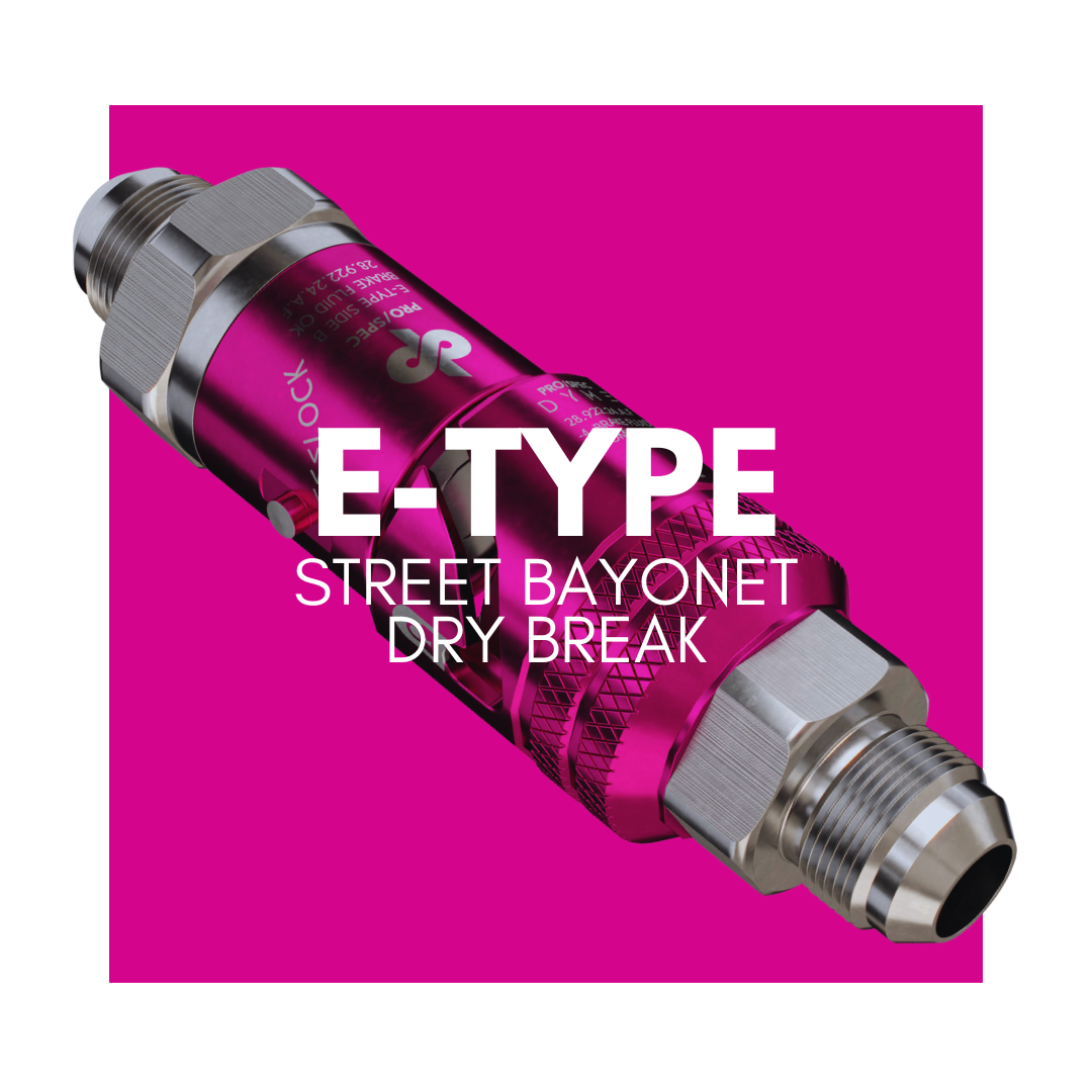DYME PRO/SPEC E-Type Bayonet Dry Break PS Purple
