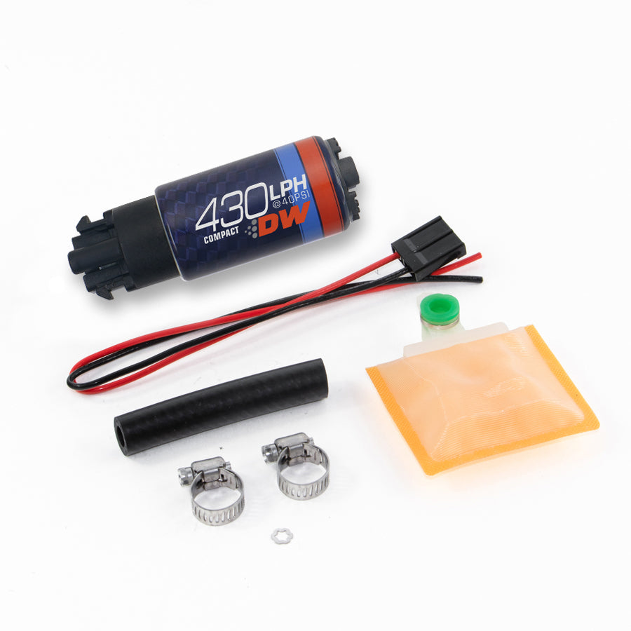 DeatschWerks DW430C 430 L/h Compact In-Tank Fuel Pump Universal Kit / With Clips
