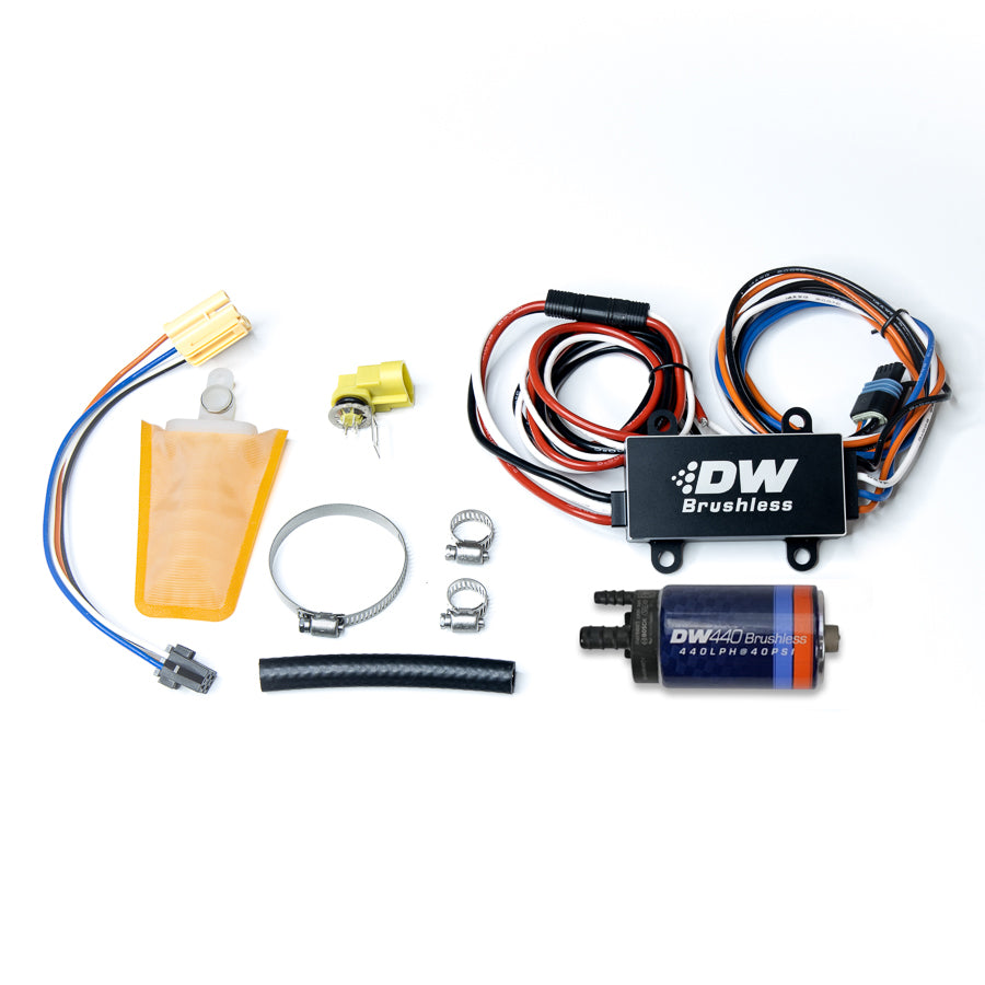 DeatschWerks DW440 Brushless Fuel Pump with Two-Speed Controller for NA/NB Miata and Early Impreza
