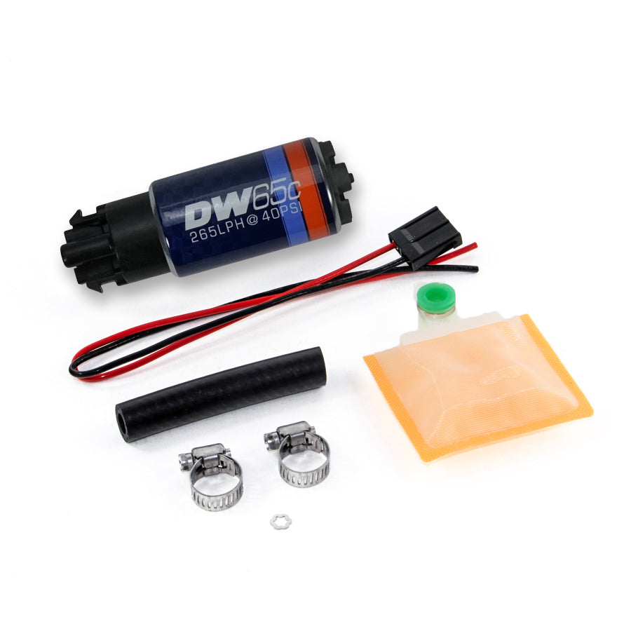 DeatschWerks DW65C 265 L/h Compact In-Tank Fuel Pump Universal Kit / With Clips