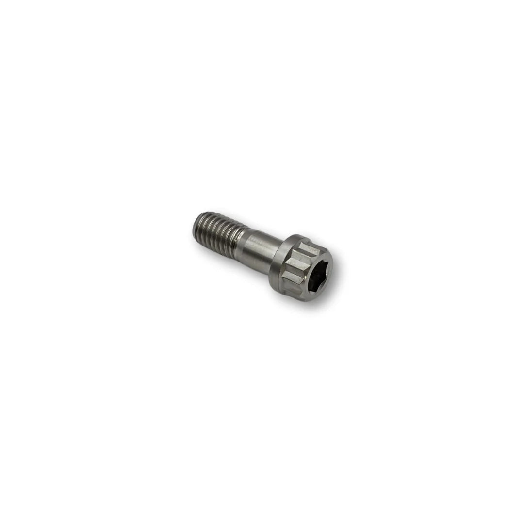 M10x27.5 Pitch 1.50 Flange Titanium Bolt 12 Point - 13 A/F - 12mm Shank