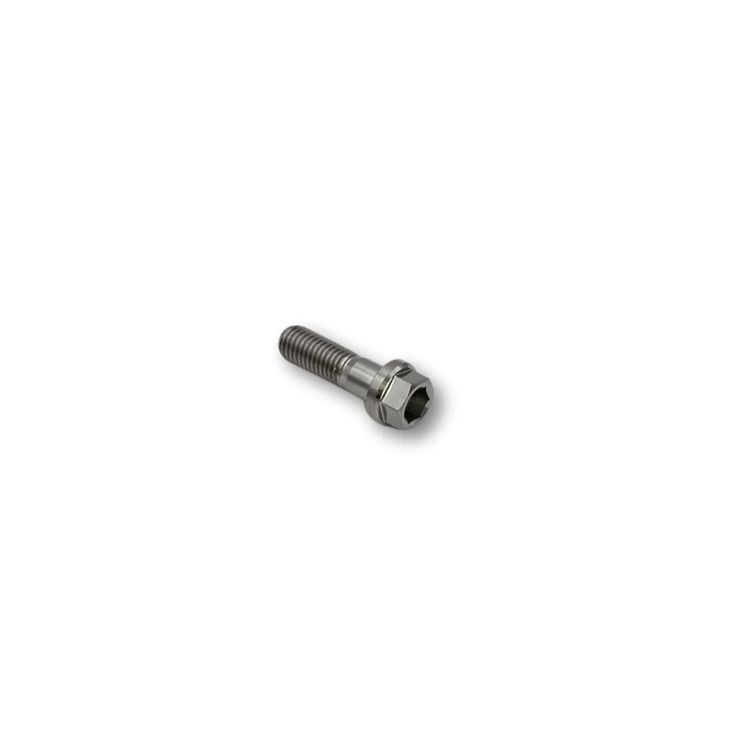 M7×22.4 Pitch 1.0 Flange Titanium Bolt 6 Point - 9.0mm BF - 6.0mm Internal Hex