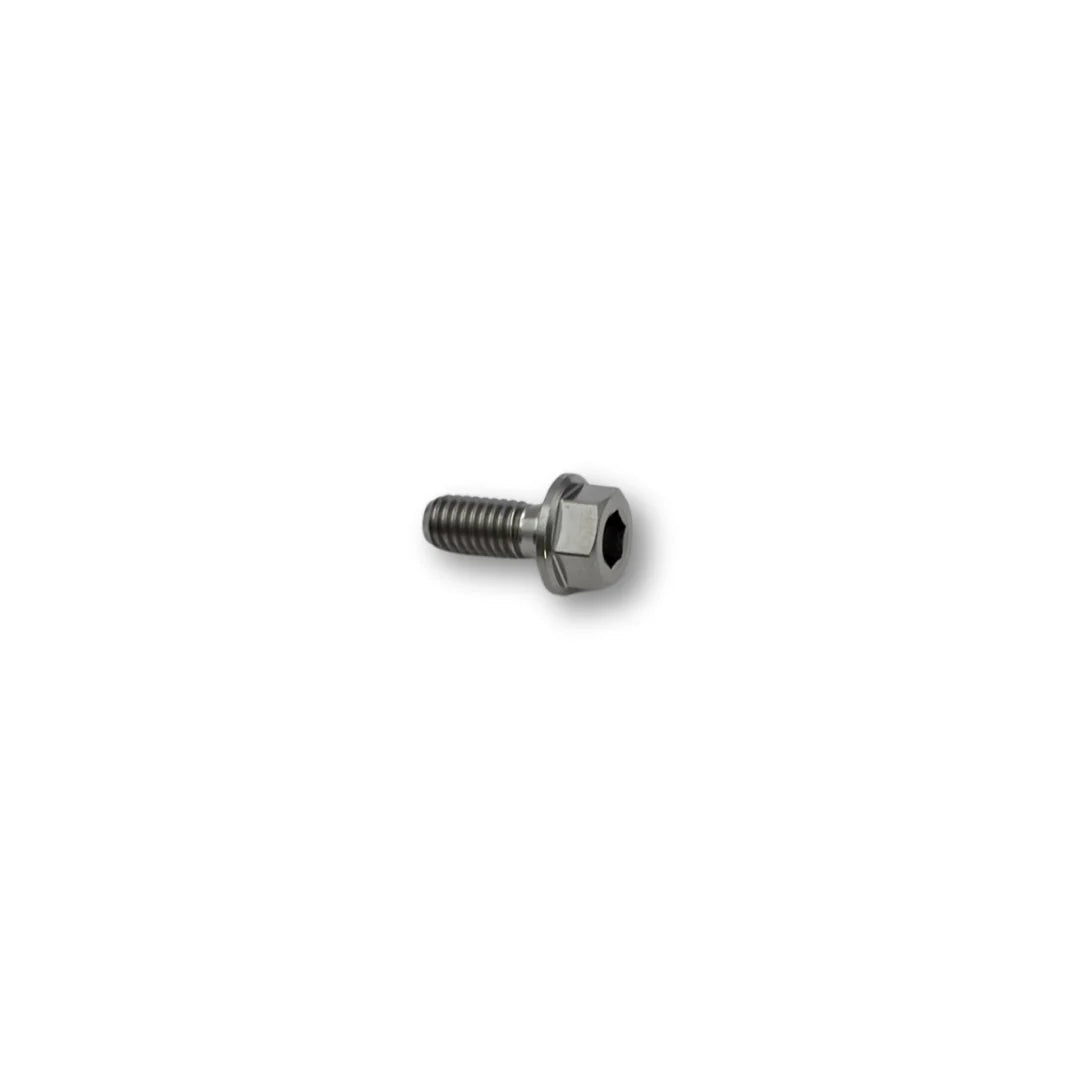 M6×14 Pitch 1.0 Flange Titanium Bolt 6 point - 9 A/F - 2.7mm Shank