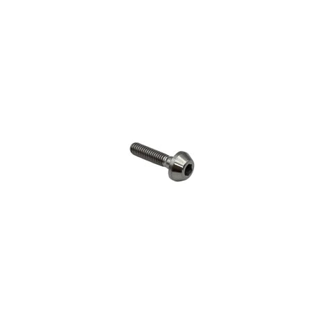 M6x25 Pitch 1.0 Flanged Round Titanium Bolt Internal Hex - 5.1 A/F
