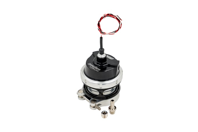 Turbosmart GenV RacePort BOV with HE Position Sensor | Female Flange Black