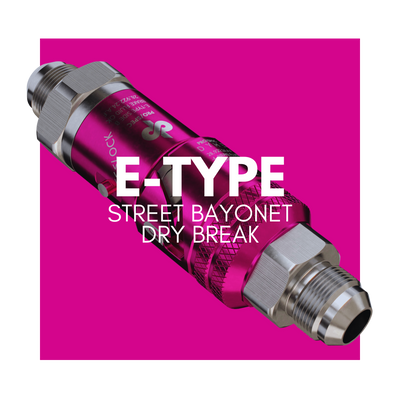 DYME PRO/SPEC E-Type Bayonet Dry Break PS Purple