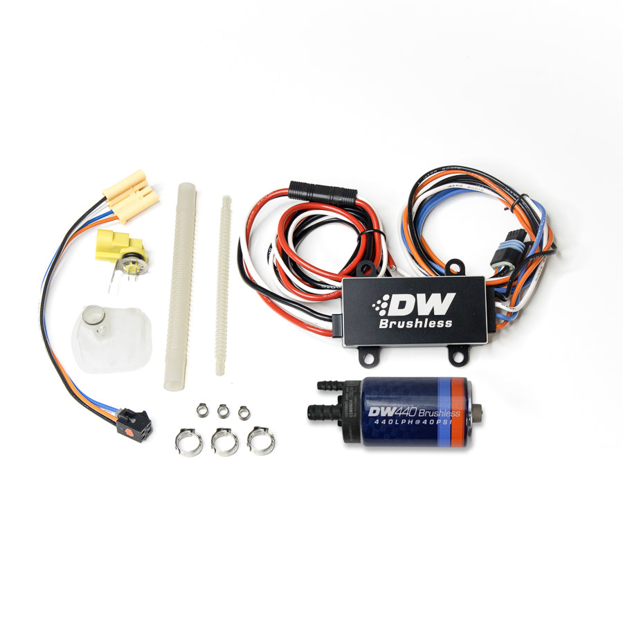 DeatschWerks DW440 Brushless Fuel Pump with Two-Speed Controller for S197 Mustang 5.0