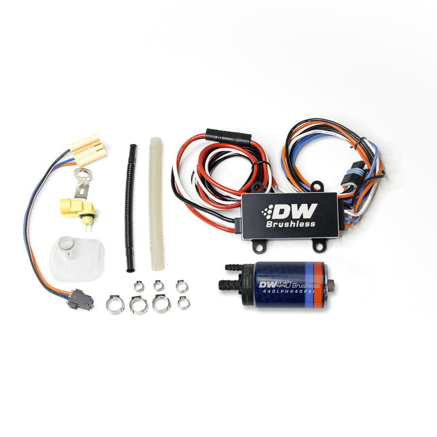 DeatschWerks DW440 Brushless Fuel Pump with Two-Speed Controller for S550/S650 Mustang