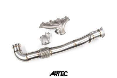 Mitsubishi Evo 4-9 Dump Pipe Adapter for Low Mount V-Band Exhaust Manifold