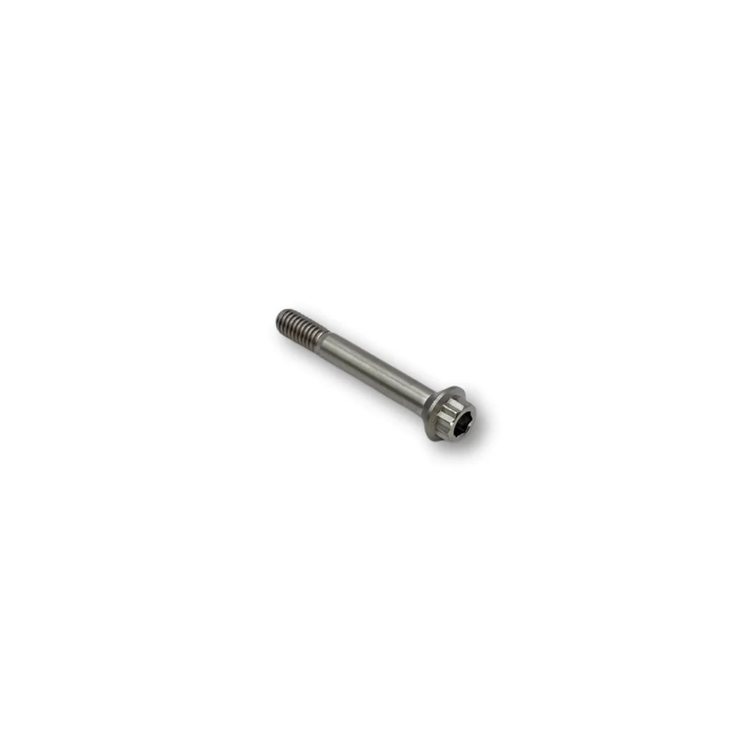 M6×40 Pitch 1.0 Counter Sunk Titanium Bolt 12 Point - 5.1 A/F 28mm Shank