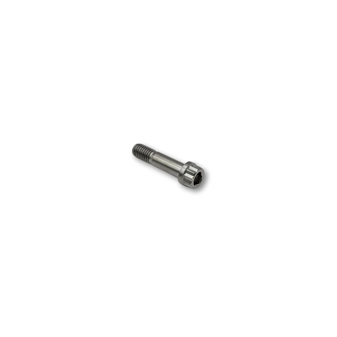 M8 x 61.11mm Pitch 1.25 Double End Flanged Titanium Stud - 4mm A/F Internal Hex
