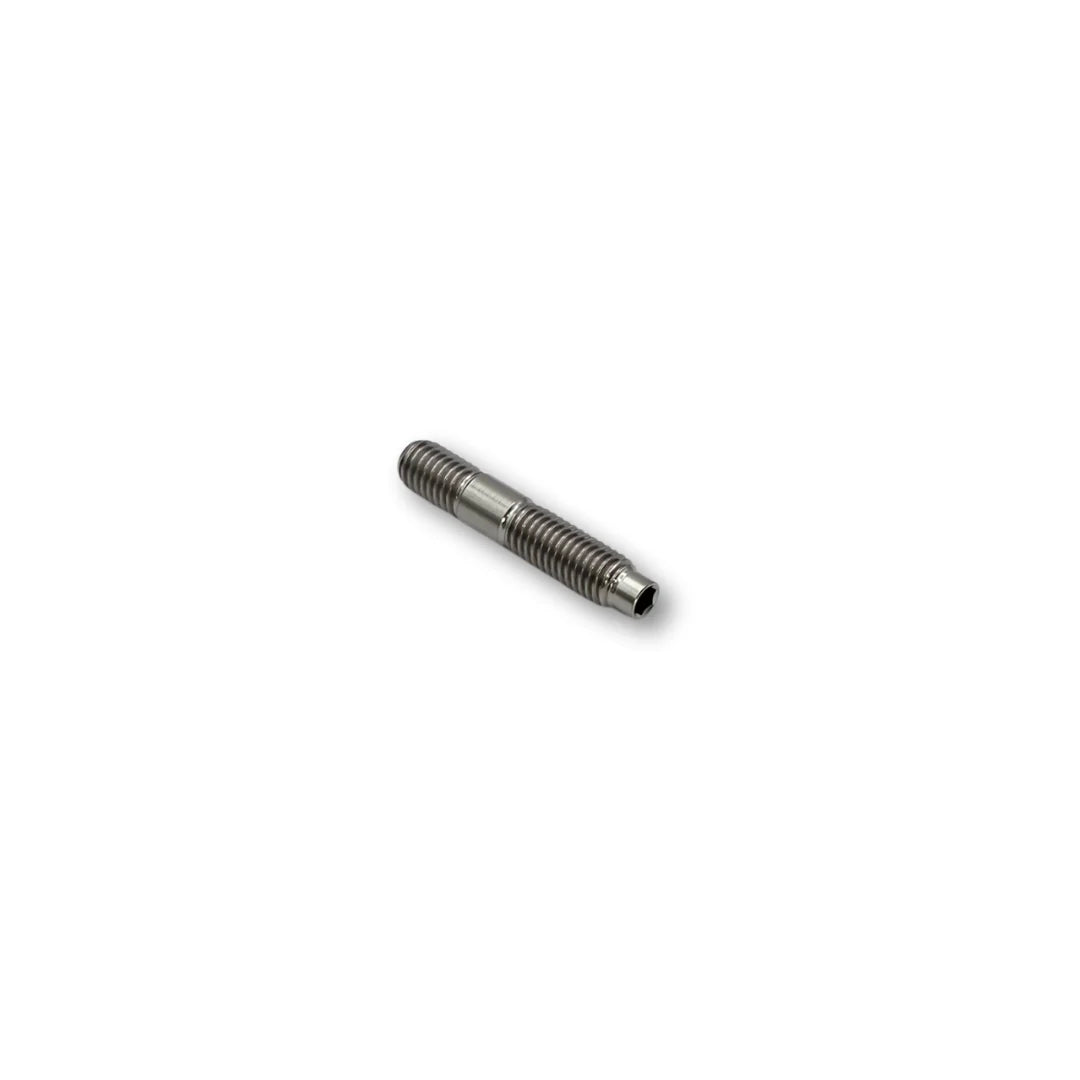 M8x48 Pitch 1.25 Double Ended Titanium Stud - 4mm A/F Internal Hex