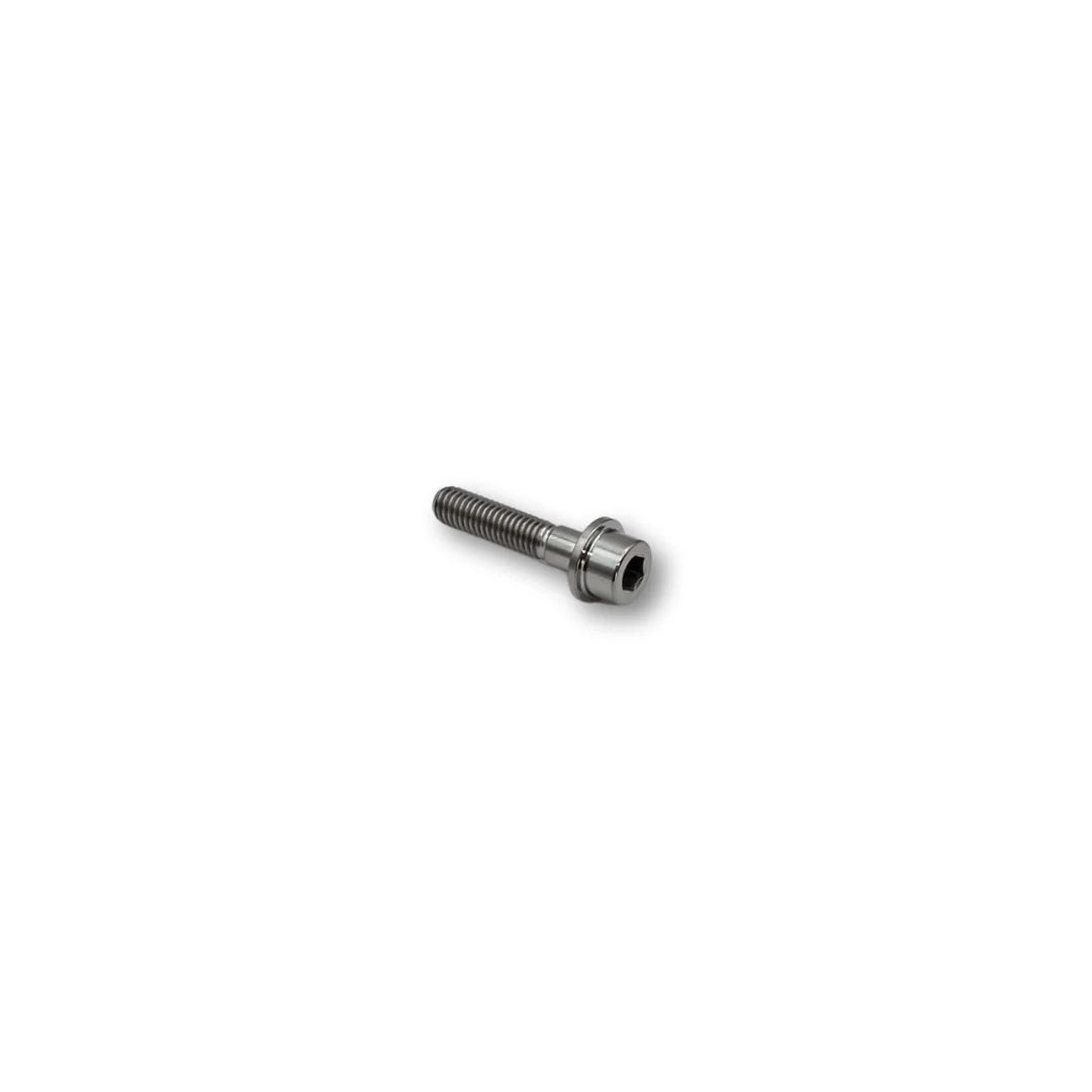 M6x27.3 Pitch 1.0 Flange Titanium Bolt 6 Point - 5.1 A/F - 6.8mm Shank