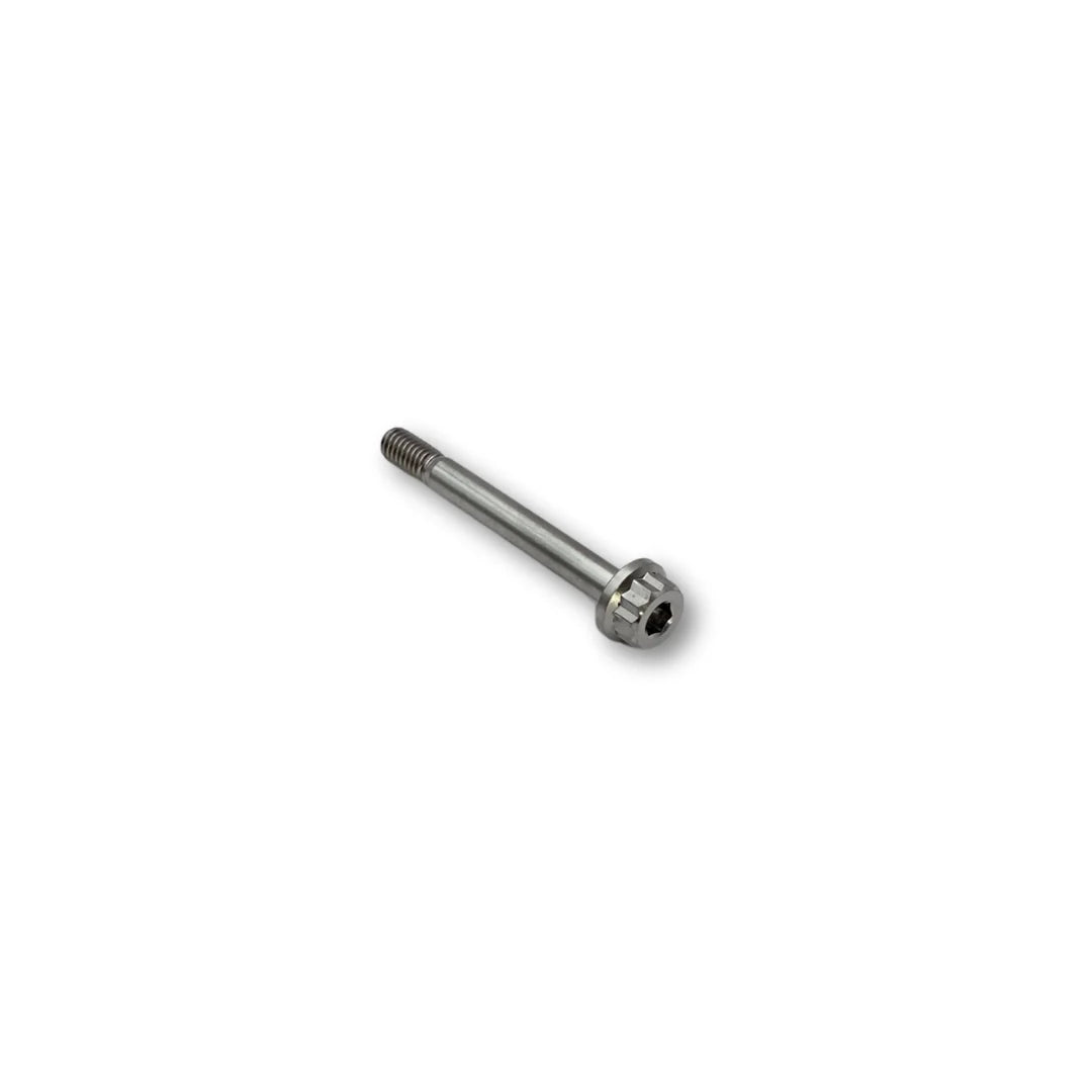 M6x52.5 Pitch 1.0 Flange Titanium Bolt 12 Point - 10 A/F - 41.5mm Shank