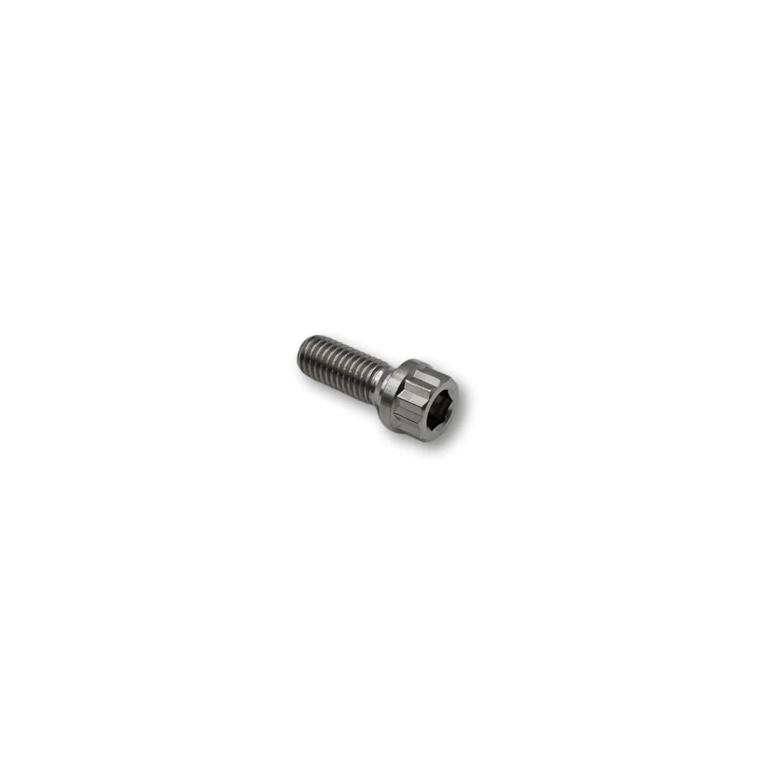 M10 x 25mm Pitch 1.5 Flanged Titanium Bolt 12 point - 13 A/F 4mm Shank